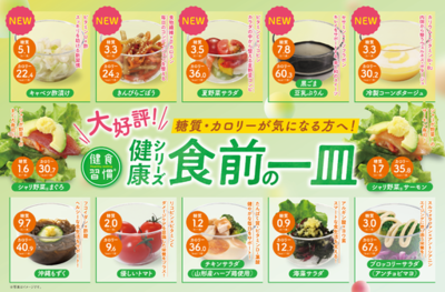 不足しがちな栄養が摂取できる、お寿司の前の新習慣<br />「健康シリーズ食前の一皿」累計300万食突破！<br />好評につき、夏におすすめな5商品が新登場<br />―6月26日（金）より、全国のくら寿司で販売開始―