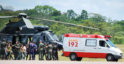 ブラジルで軍の小型機が事故、先住民が機体を発見