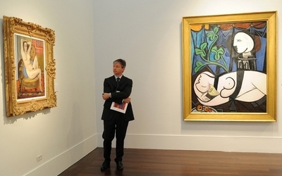 世界最高値のピカソ絵画、ロンドンで一般公開