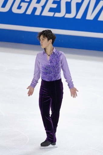 宇野が男子SP首位発進、スケート・アメリカ