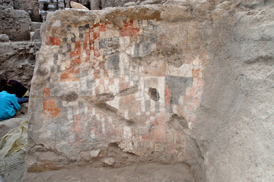 新石器時代の壁画、ユーフラテス川沿岸で発見 世界最古か?