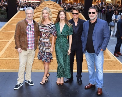 トム・クルーズ主演映画「ザ・マミー」プレミアにスター集結