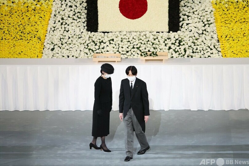 安倍氏国葬、皇族や内外要人が参列