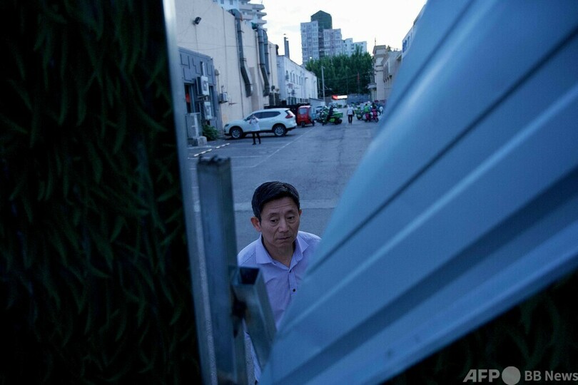 ゼロコロナ目指す中国、北京の封鎖された地区