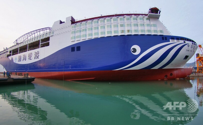 国際ニュース：AFPBB Newsアジア最大の豪華客船「中華復興」号お披露目 山東・威海