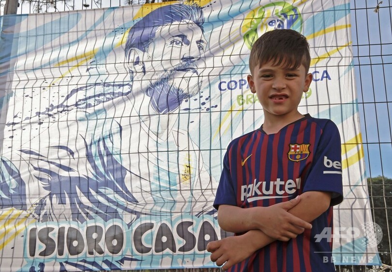 ブラジルの「リオネル・メッシ」、夢は同姓同名のヒーローに会うこと