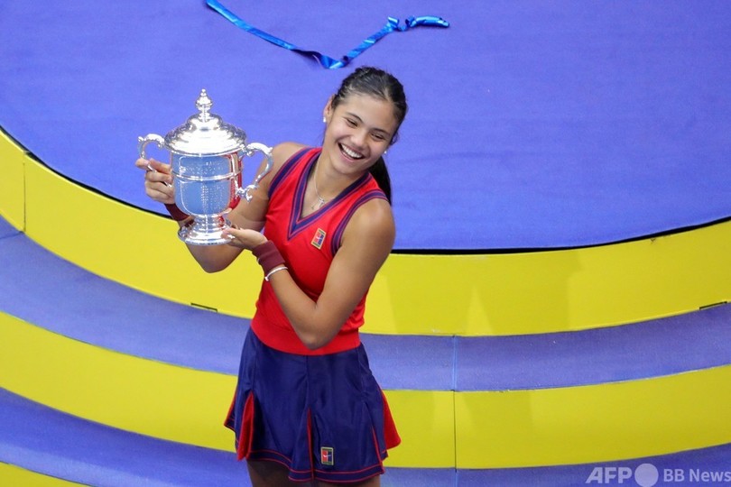 全米OP女王ラドゥカヌ、一気に127ランク上昇 最新世界ランキング