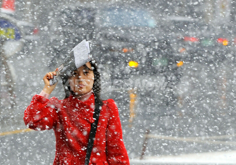 韓国で3月の雪 ソウルも雪景色 写真2枚 国際ニュース Afpbb News