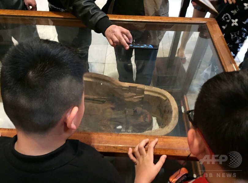 エジプト考古学博物館、「叫ぶミイラ」公開 ファラオ暗殺を企てた王子