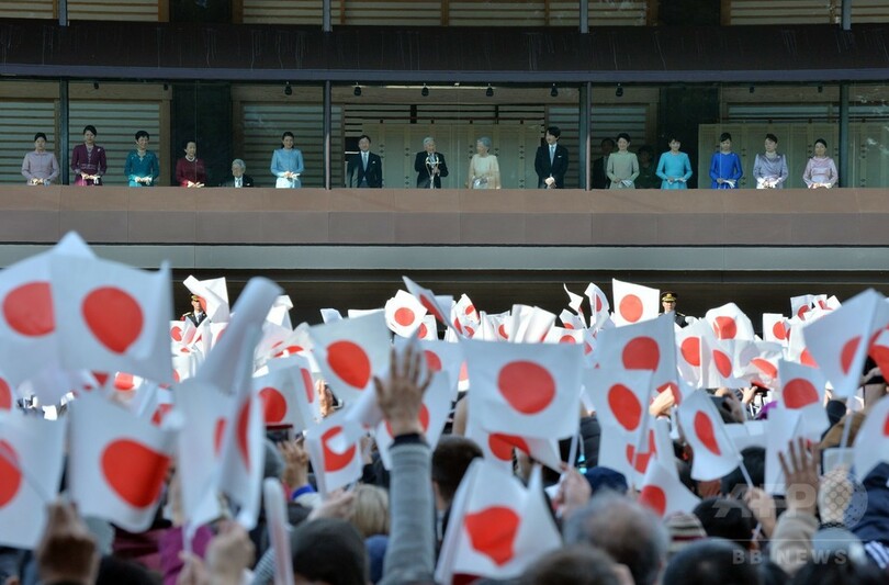 皇居で新年の一般参賀