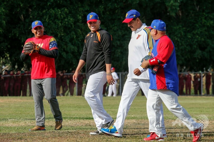 ベネズエラ・マドゥロ政権、軍とチーム対抗でソフトボール