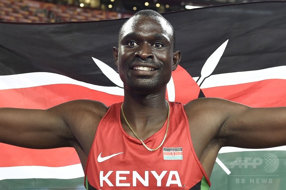 ケニアのルディシャが男子800メートルを制す、第15回世界陸上 写真1枚