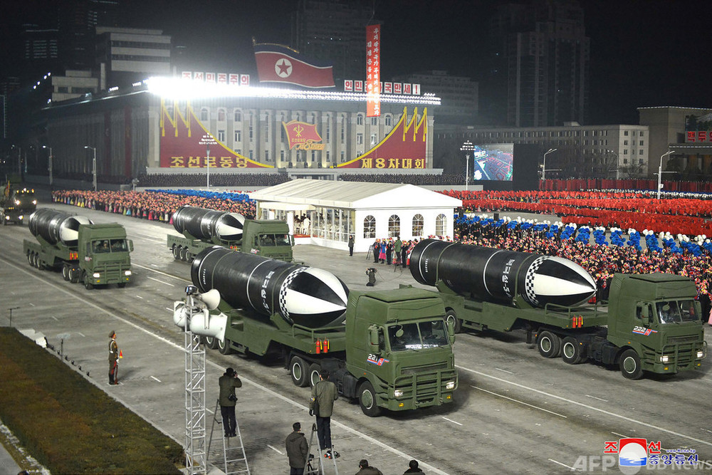北朝鮮、夜間に軍事パレード実施か 聯合報道