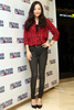 韓国・ソウル（Seoul）の現代百貨店（Hyundai Department Store）で行われた、「ヒルフィガー・デニム（Hilfiger Denim）」による2014年秋のイベントに臨む、ガールズグループ「KARA（カラ）」のハラ（Hara、2014年9月16日撮影）。(c)STARNEWS
