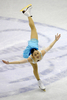 08-09フィギュアスケートGPシリーズ・ファイナル、女子シングル・フリースケーティング（FS）で6位につけ総合5位に終わった中野友加里。（2008年12月13日撮影）(c)AFP/JUNG YEON-JE
