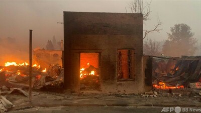 動画 米カリフォルニア州山火事 歴史ある小さな町がほぼ焼失 写真1枚 国際ニュース Afpbb News