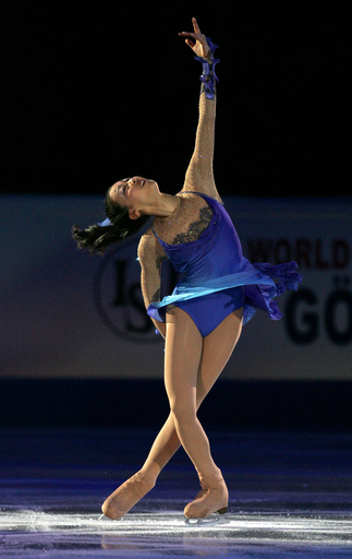 世界フィギュアスケート選手権のエキシビションが行われる