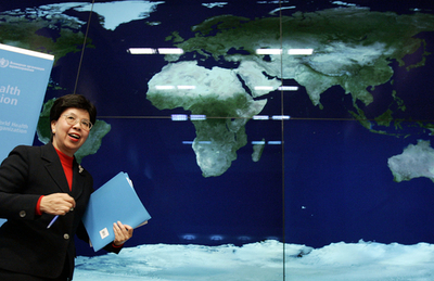 チャンWHO新事務局長が着任 - スイス