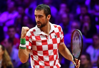 クロアチアが2度目のデ杯Vに王手、フランスに初日シングルス連勝