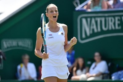 プリスコバがネーチャーバレー国際V、ウィンブルドン女王ケルバーに快勝