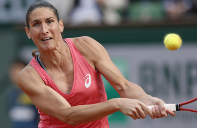 イワノビッチが快勝、4回戦へ 全仏オープン