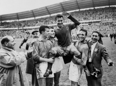 W杯13得点のフォンテーヌ氏、1958年大会の得点王受賞へ