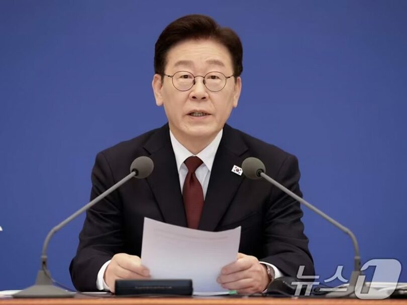 韓国のイ・ジェミョン（李在明）大統領(c)news1