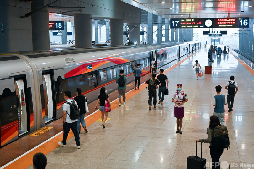 中国の上半期の鉄道旅客数が13億人超え コロナ禍の前年同期より67%増