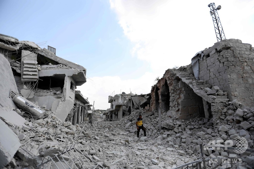 シリア北西部、政権軍の奪還作戦で民間人含む45人死亡