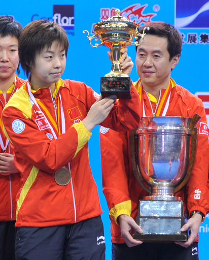世界卓球選手権 中国女子 シンガポール降し大会8連覇 写真4枚 国際