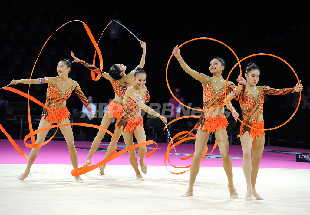 団体種目別でロシア、ブルガリアが金メダル 世界新体操選手権 写真19枚 国際ニュース:AFPBB News