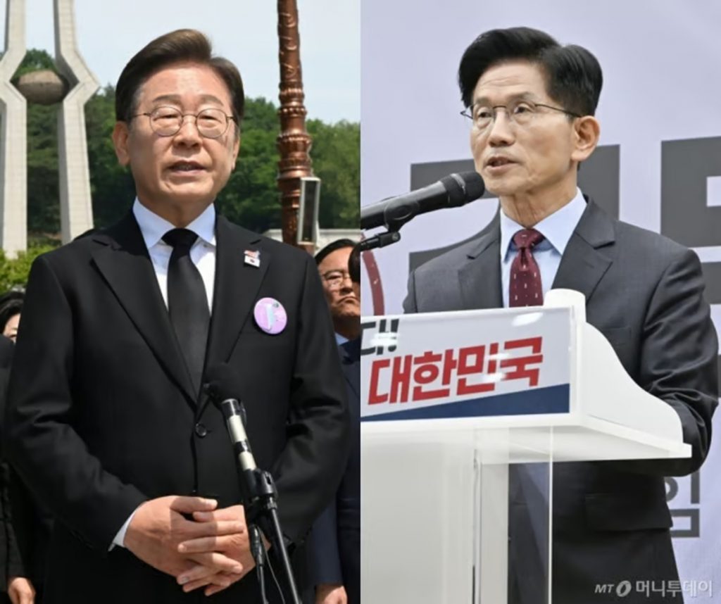 韓国大統領選、李在明46％ vs 金文洙41％…誤差範囲内の接戦、李俊錫10％で二桁台に 写真枚 国際ニュース：AFPBB News