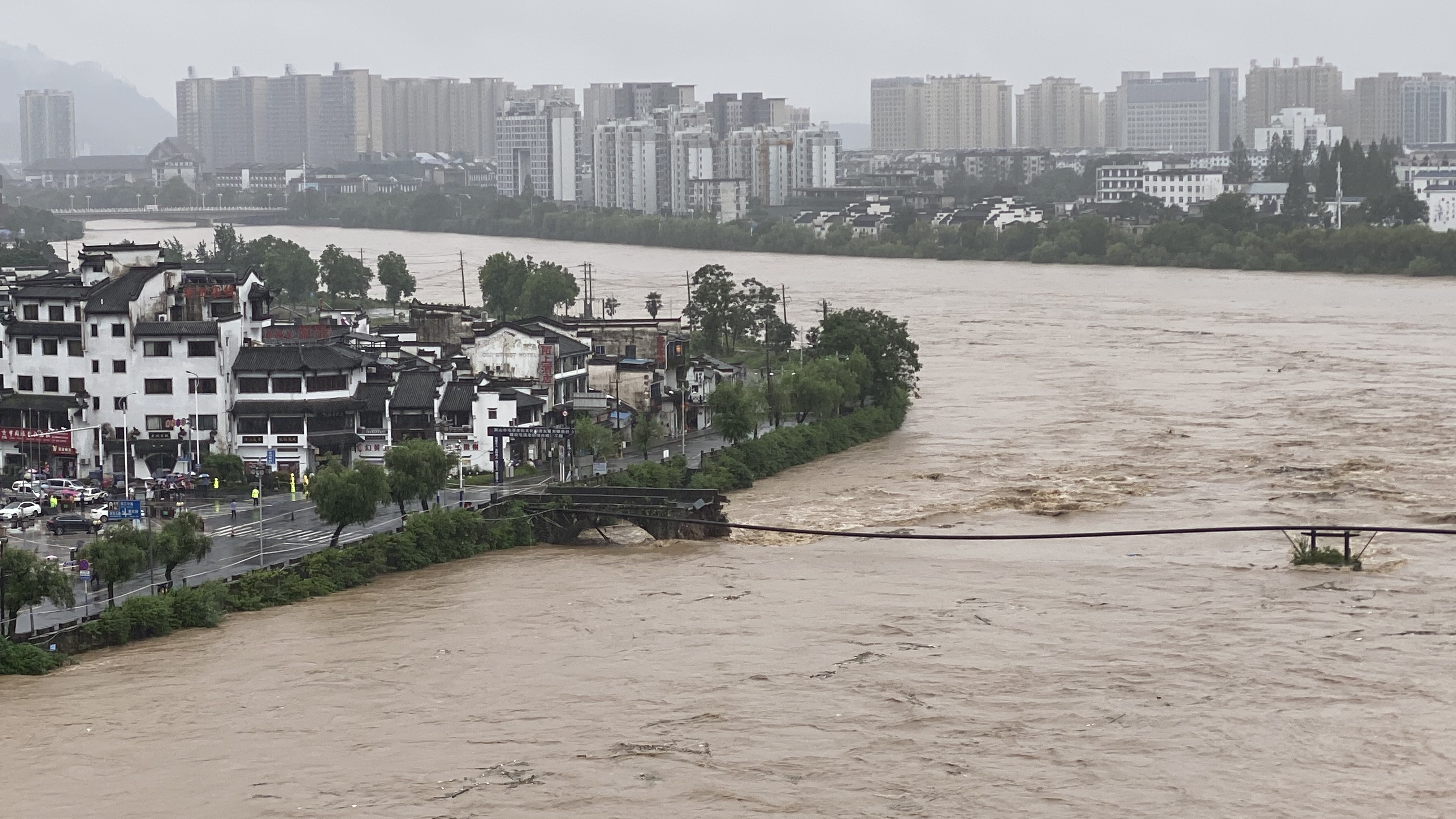 河南洪水最新卫星-新乡市洪水7月31日最新卫星图