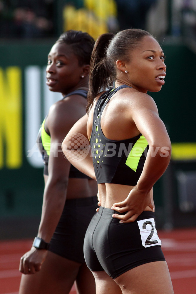 フェリックスが女子100m五輪米国代表に、同着選手が再レース棄権 写真2