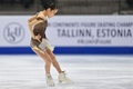 フィギュアスケート四大陸選手権、女子シングル・ショートプログラム（SP）。演技に臨む三原舞依（2022年1月20日撮影）。(c)Daniel MIHAILESCU / AFP