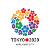 発表された2020年夏季五輪招致ロゴ（2011年11月30日撮影）。(c)AFP PHOTO/TOKYO 2020 BID COMMITTEE