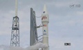 米フロリダ（Florida）州ケープカナベラル空軍基地（Cape Canaveral Air Force Station）で打ち上げを待つ米航空宇宙局（NASA）の無人火星探査機「メイブン（MAVEN）」を搭載したアトラスV（Atlas V）401ロケット（2013年11月18日撮影）。(c)AFP/NASA TV/HO