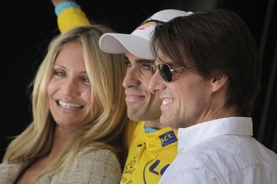 コンタドール、T・クルーズ＆C・ディアスに囲まれ緊張 ツール・ド・フランス