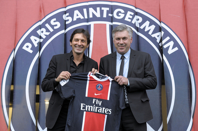 PSG、アンチェロッティ氏の新監督就任を発表