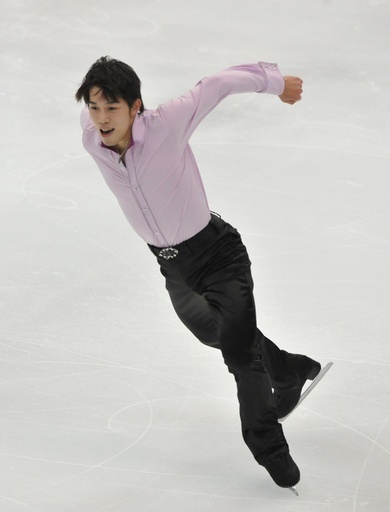 男子SPの演技に臨む無良崇人、フィギュア四大陸選手権
