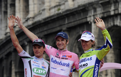 メンショフが総合優勝 グランツール3勝目、ジロ・デ・イタリア