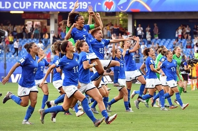 イタリアが中国を2-0で下す、約30年ぶりの8強入り 女子W杯