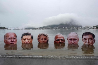 【今日の1枚】温泉気分じゃダメ！ G20 サミット ブラジル