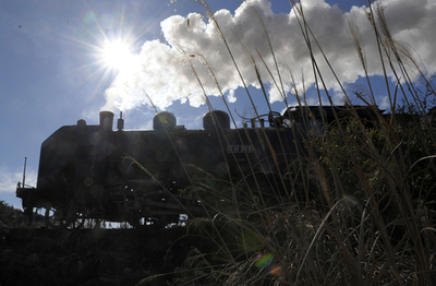 疾走するSL、真岡鉄道