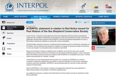 国際手配のシー・シェパード代表、反捕鯨活動への復帰誓う