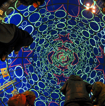 マドリードのクリスマスツリー