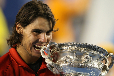 ナダル フェデラー下し初優勝、全豪オープン