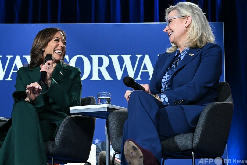 ブッシュ元大統領の娘バーバラ氏、ハリス氏支持を表明 米大統領選