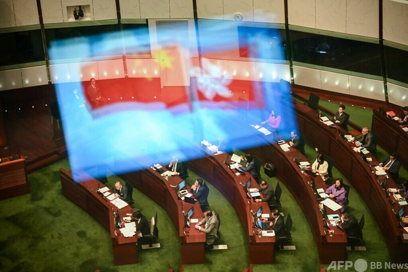 「植民地支配者の考え方」 中国、香港安全条例批判の英国に反発