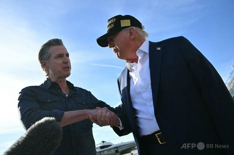 トランプ氏が自画自賛、軍のおかげでLAが「平和」に